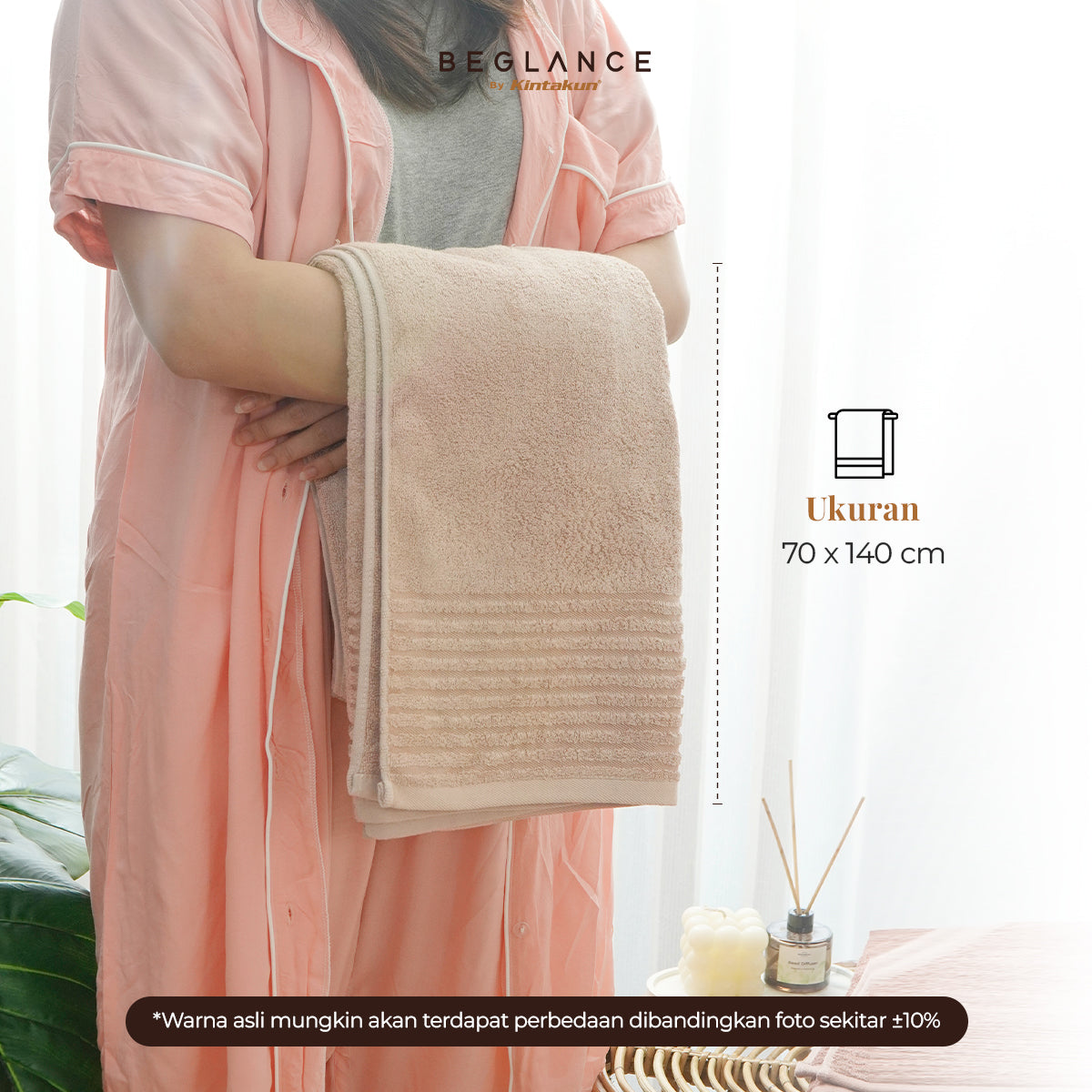 Beglance Bath Towel 70 x 140 Simplora