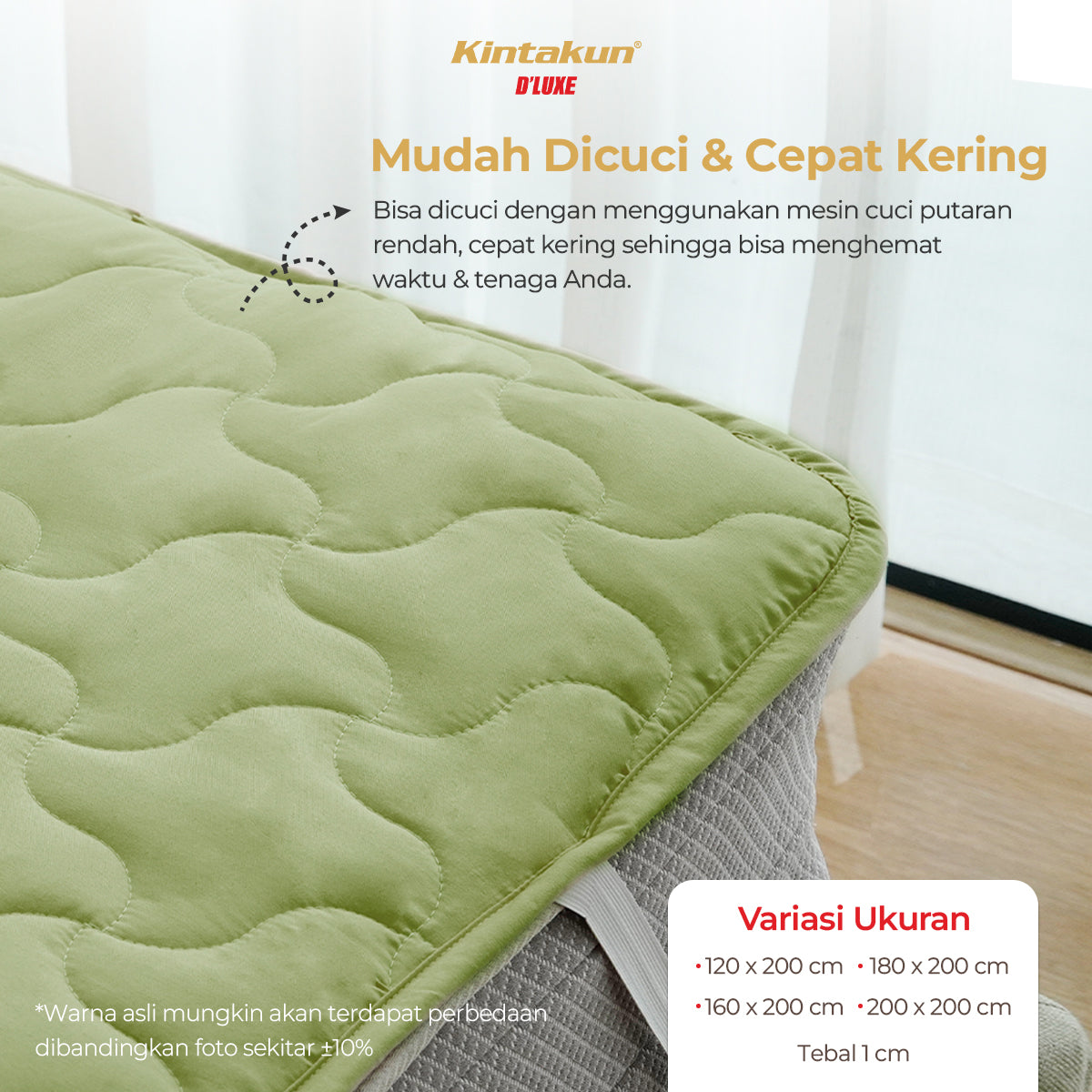 Mattress Protector 120 x 200 Pelindung Kasur