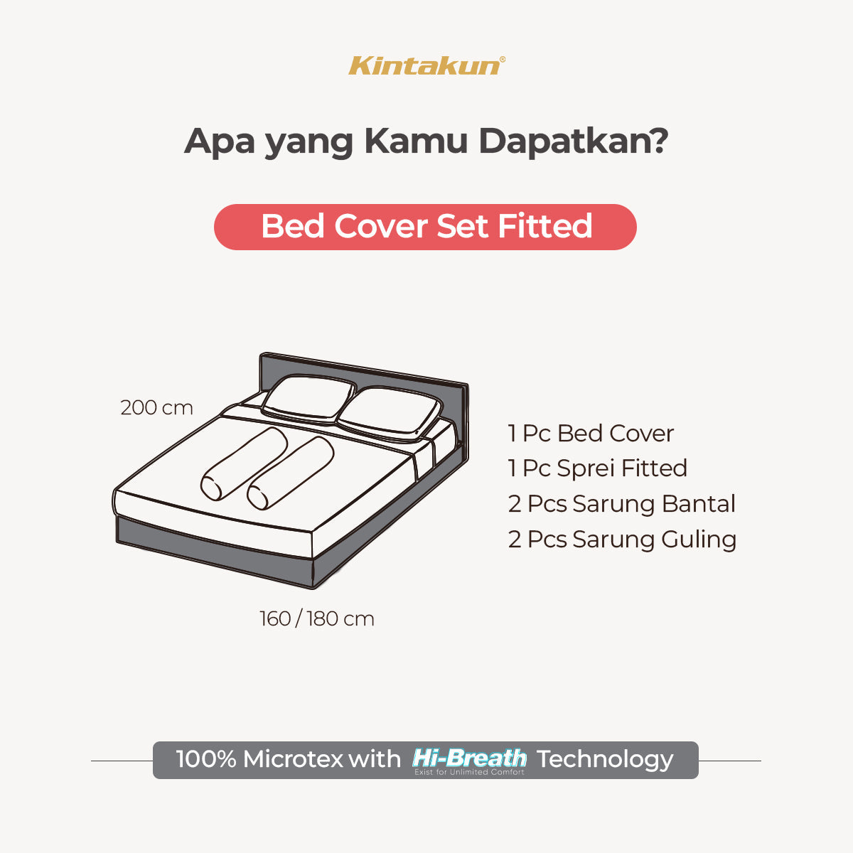 Dluxe Bedcover Set Fitted Polos Brandied Apricot