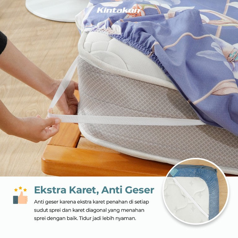 Kintakun Dluxe Sprei Fitted Lorencia Tinggi 25cm