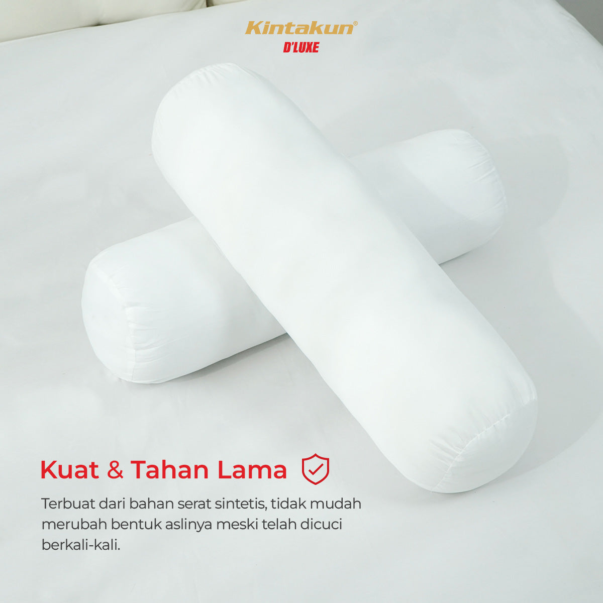 Kintakun Dluxe Lite Guling Dacron 20 x 70 cm