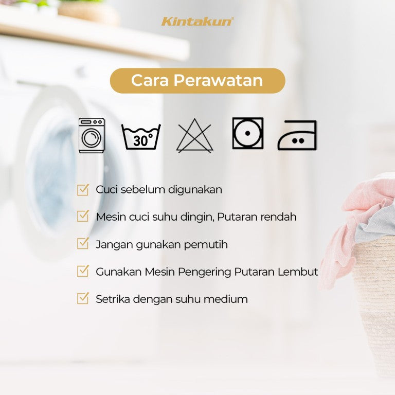 Kintakun Dluxe Sprei Fitted Theo Tinggi 25cm