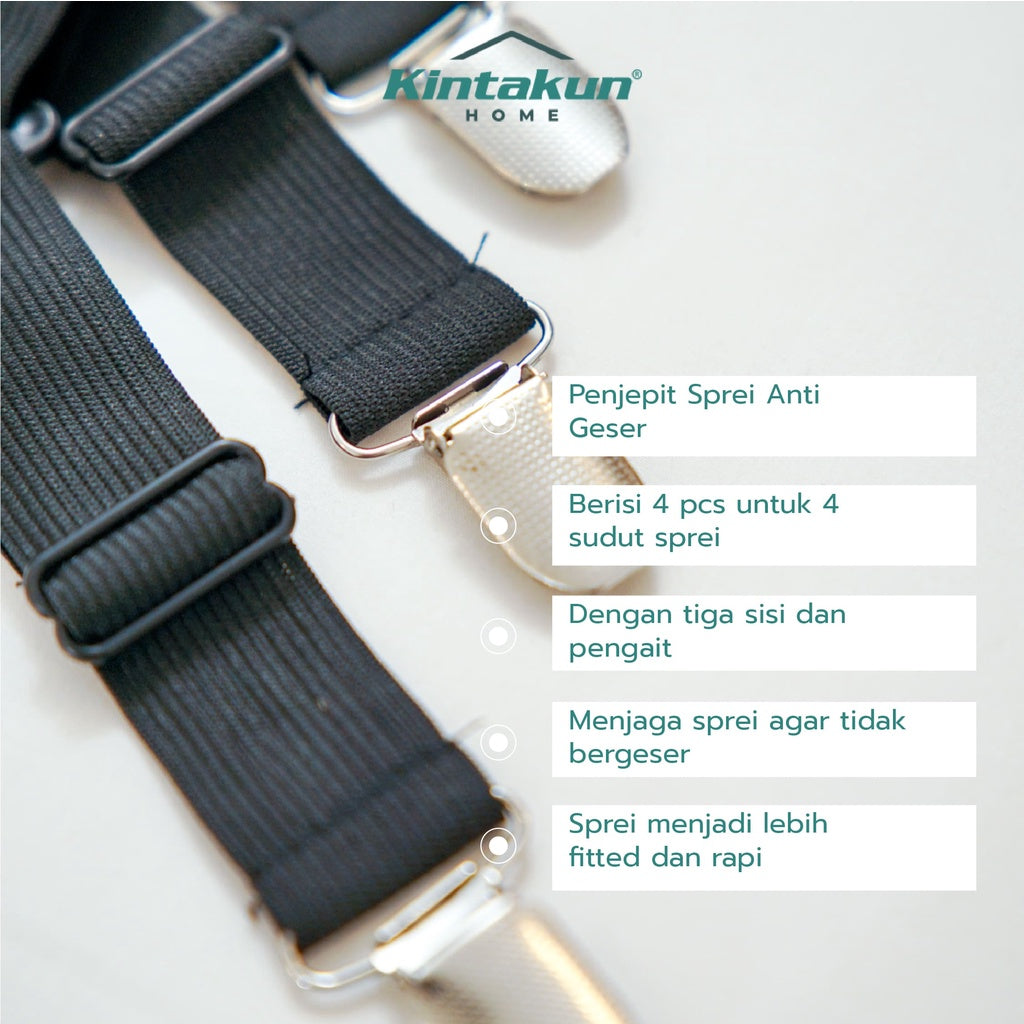 Kintakun Home Bed Sheet Clip Holder Haira