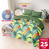 Kintakun Dluxe Bedcover Set Fitted Adelina Tinggi 25cm