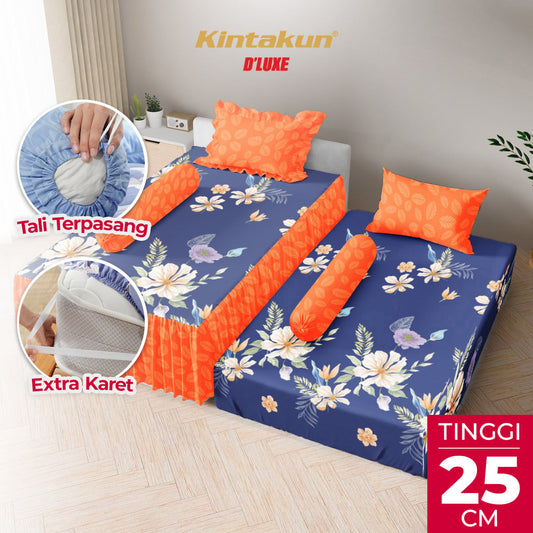 Kintakun Dluxe Sprei Duo 2in1 Almira Tinggi 25cm