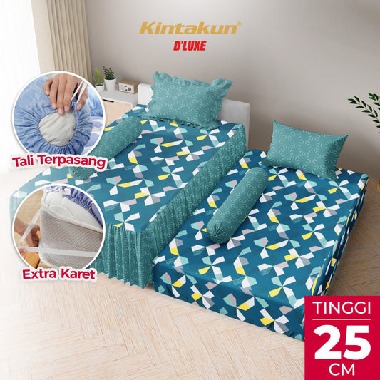 Kintakun Dluxe Sprei Duo 2in1 Amadea Tinggi 25cm