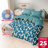 Kintakun Dluxe Bedcover Set Rumbai Amadea Tinggi 25cm