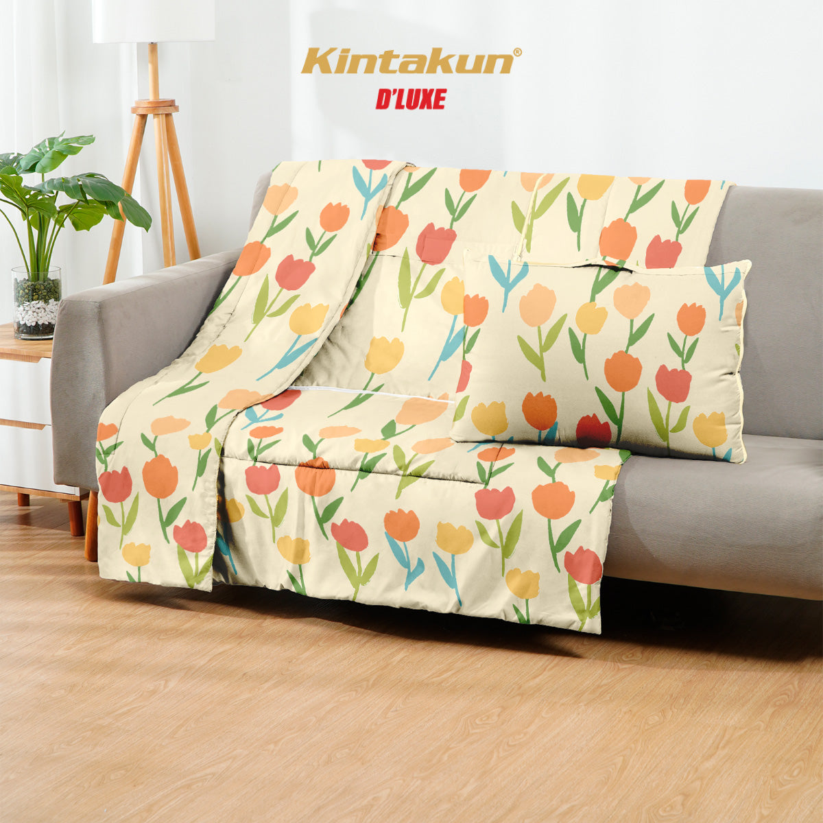 Kintakun DLUXE Bantal Selimut Mini 100 x 150 Balmut 2in1 Varian Motif
