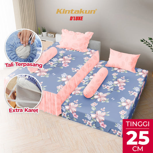 Kintakun Dluxe Sprei Duo 2in1 Anindya Tinggi 25cm