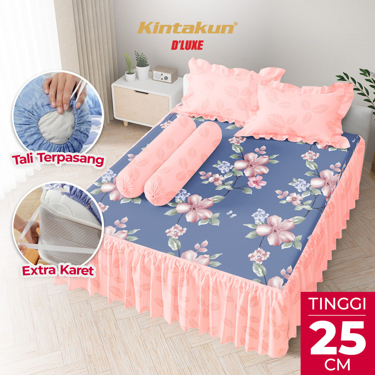 Kintakun Dluxe Sprei Rumbai Anindya
