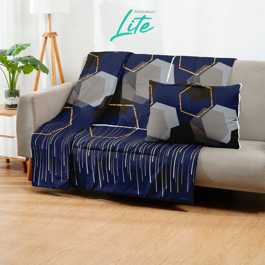 Kintakun Lite Bantal Selimut 150 x 220 Balmut 2in1 Motif Ardito