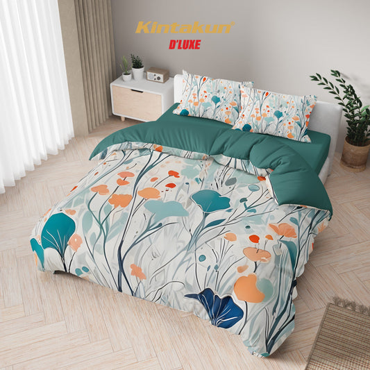 Kintakun Dluxe Bedcover Set Fitted Ariestya Tinggi 25 cm
