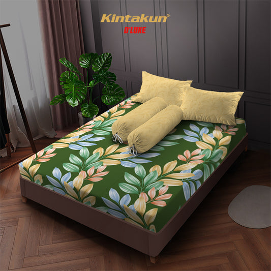 Kintakun DLUXE Sprei Set Fitted Asrinala Tinggi 20 cm