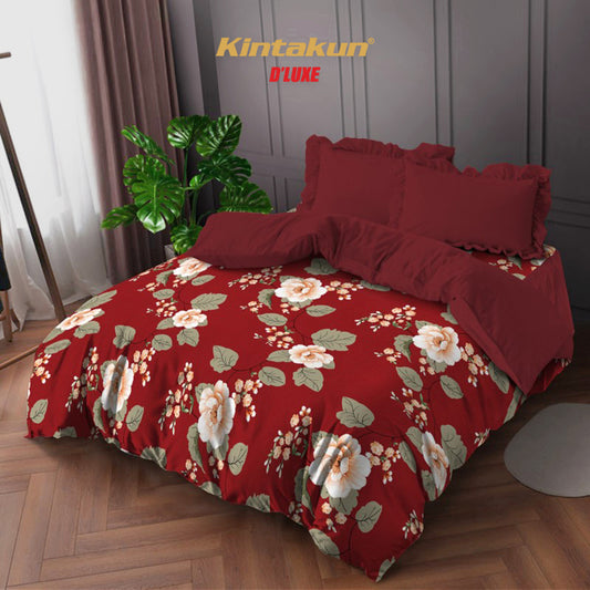 Kintakun DLUXE Bedcover Set Rumbai Aini Tinggi 39 cm