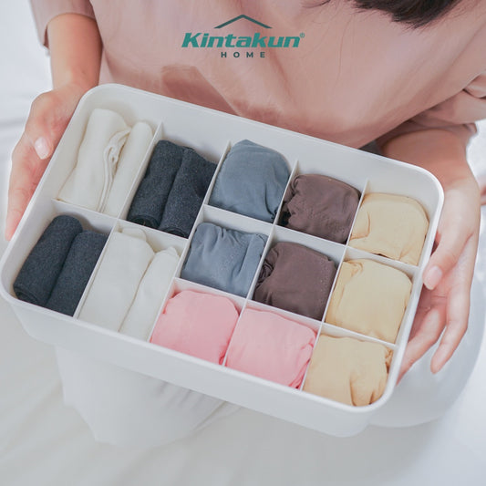 Kintakun Home Alie Kotak Penyimpanan dengan Sekat