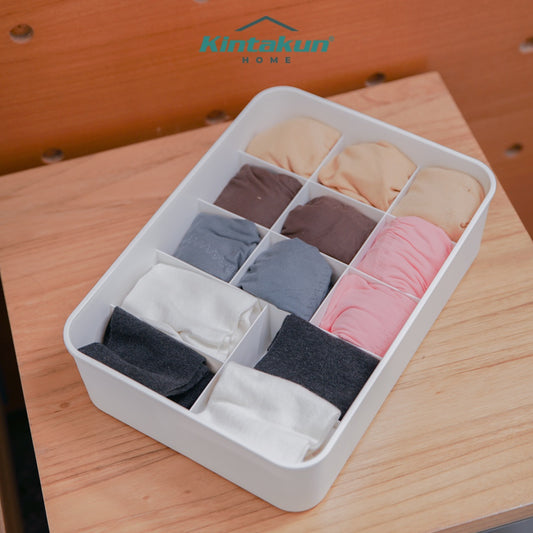 Kintakun Home Alie Kotak Penyimpanan dengan Sekat