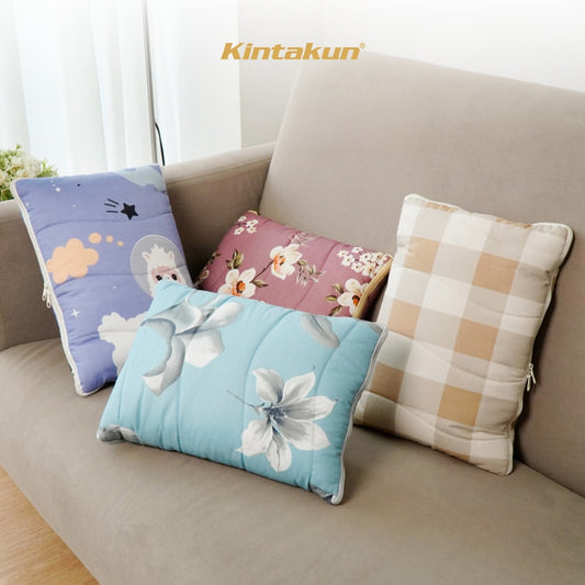 Kintakun DLUXE Bantal Selimut Mini 100 x 150 Balmut 2in1 Varian Motif