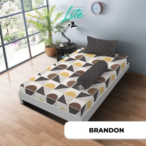 Kintakun Lite Sprei Fitted Brandon Tinggi 20cm
