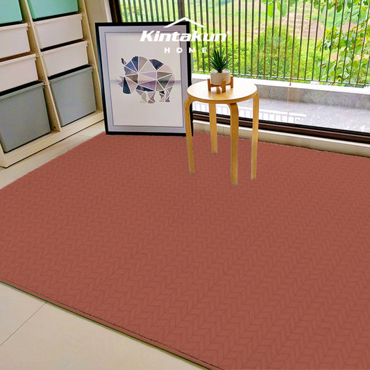 Kintakun Home Karpet Selimut Busa Jacquard 150 x 200 cm Brandy