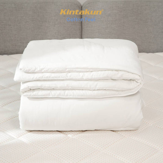 Kintakun Cotton Feel Mix & Match Sprei Pocket Varian Bright White Tinggi 30 cm