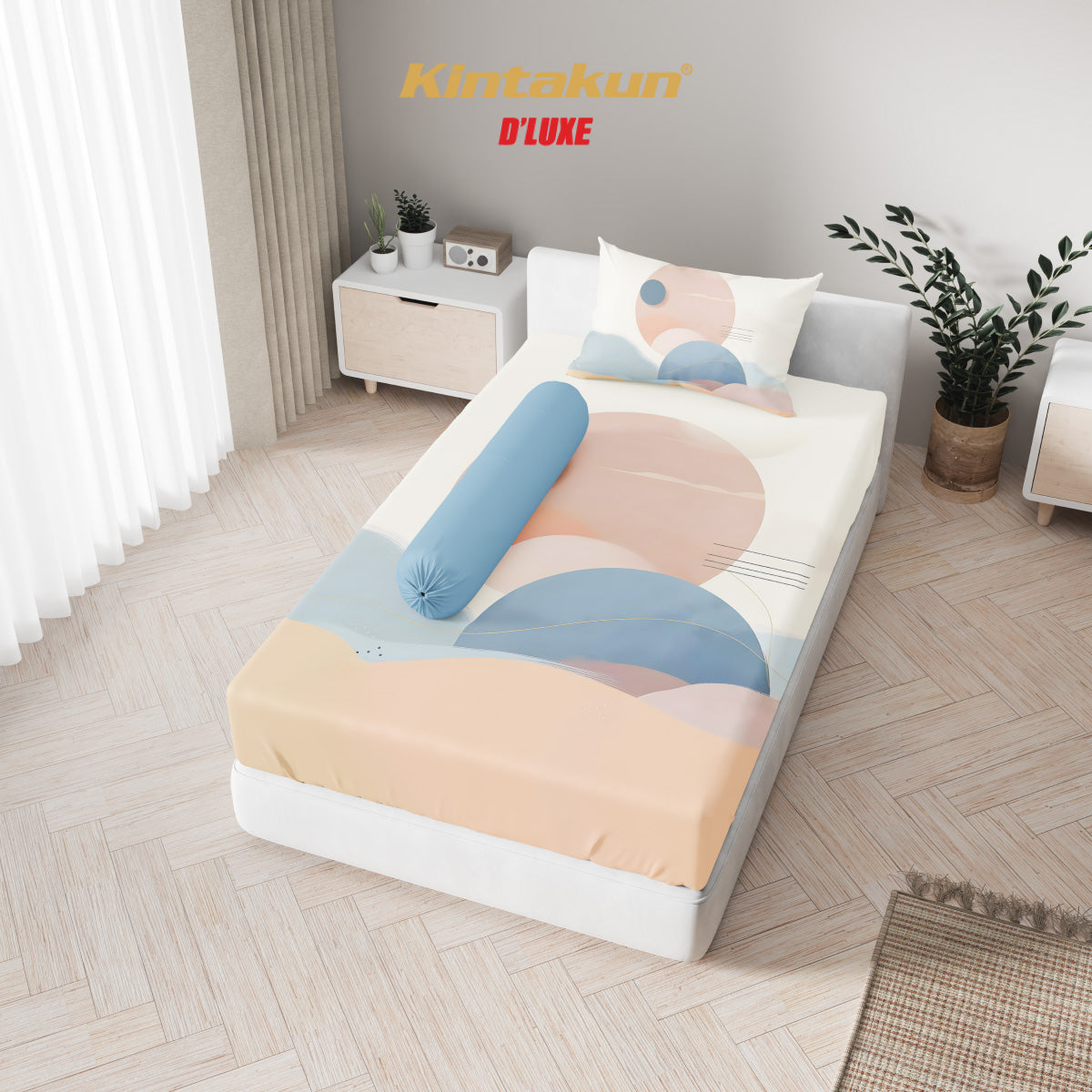 Kintakun Dluxe Sprei Set Fitted 25cm Chen