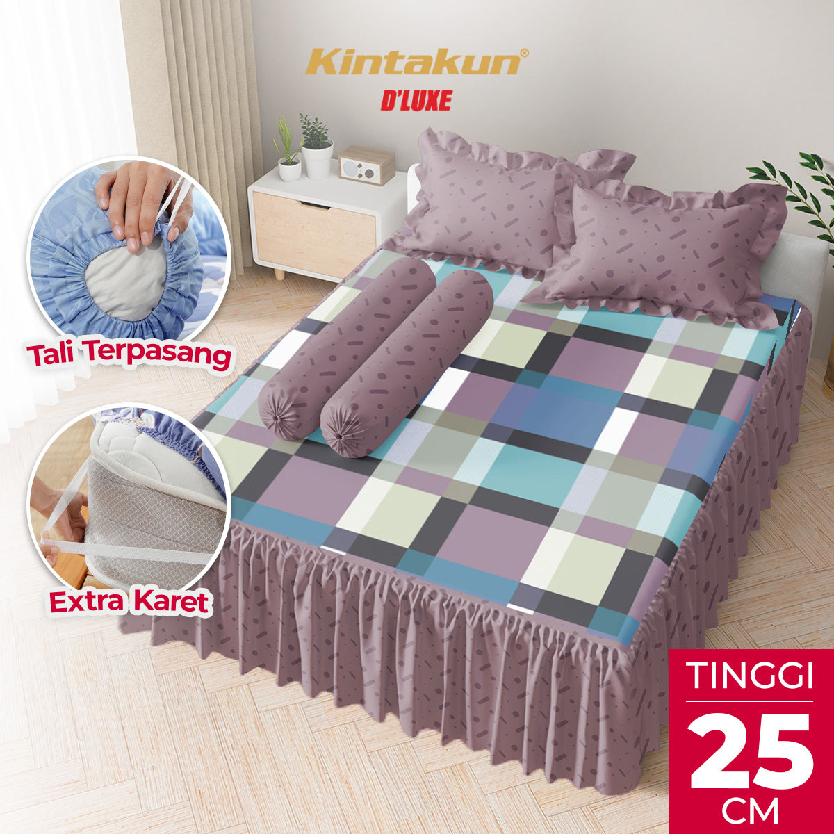 Kintakun Dluxe Sprei Rumbai Darma