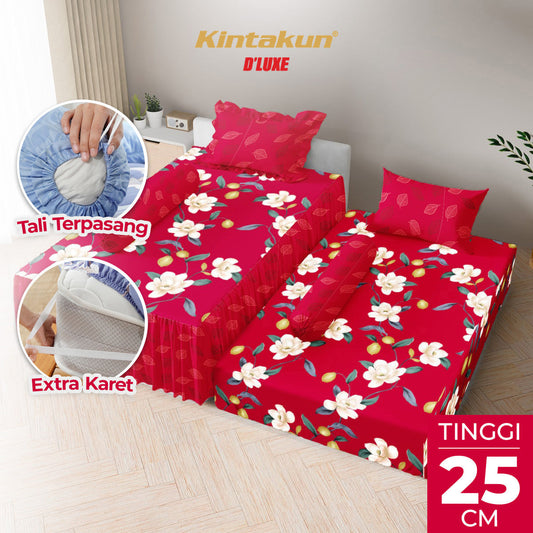 Kintakun Dluxe Sprei Duo 2in1 Diana Tinggi 25cm