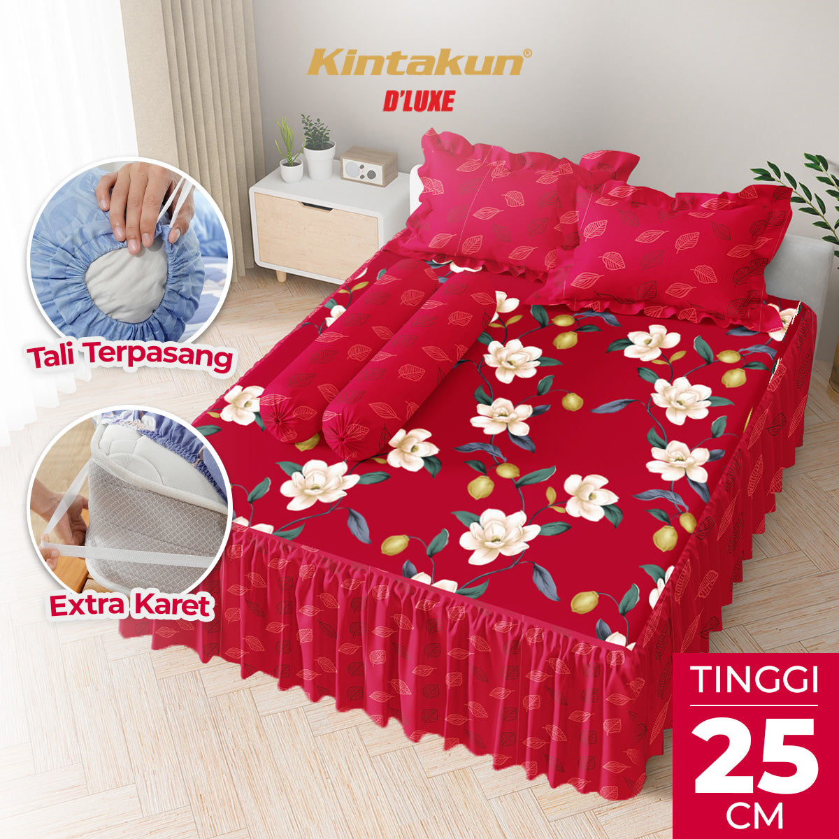 Kintakun Dluxe Sprei Rumbai Diana