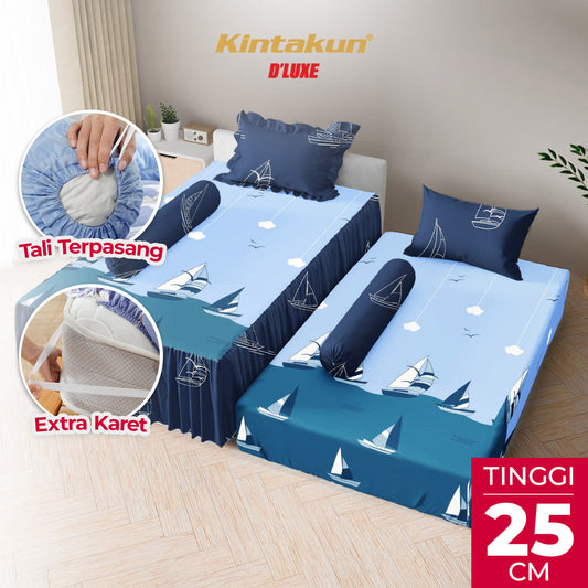 Kintakun Dluxe Sprei Duo 2in1 Dianita Tinggi 25cm
