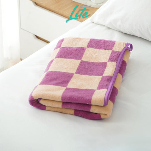 Kintakun Lite Coral Fleece Print Towel 70 x 140 Dominica