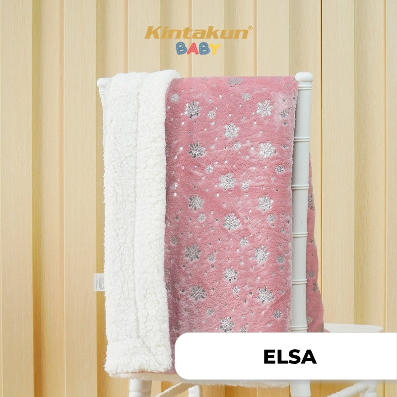 Sherpa Foil Baby Blanket 76 x 102