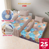 Kintakun Dluxe Sprei Duo 2in1 Eshania Tinggi 25cm