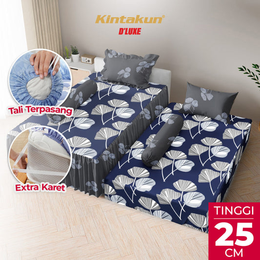 Kintakun Dluxe Sprei Duo 2in1 Fahira Tinggi 25cm