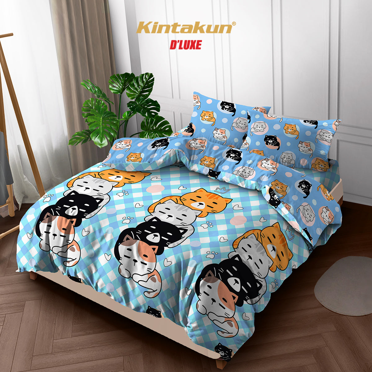 Kintakun DLUXE Bedcover Set Fitted Tinggi 20 cm Faline