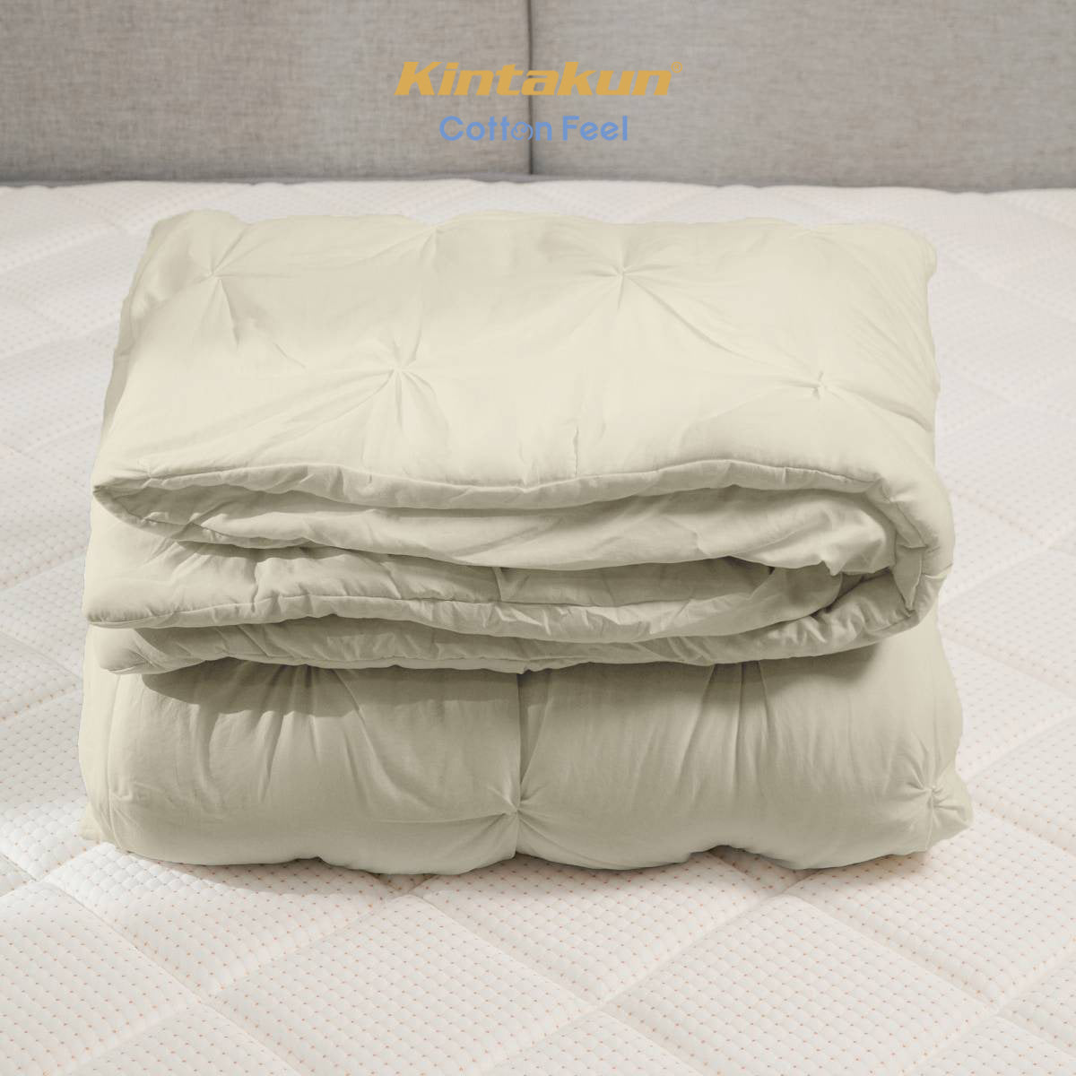 Kintakun Cotton Feel Comforter Basic & Pinch Quilt Varian Frozen Dew