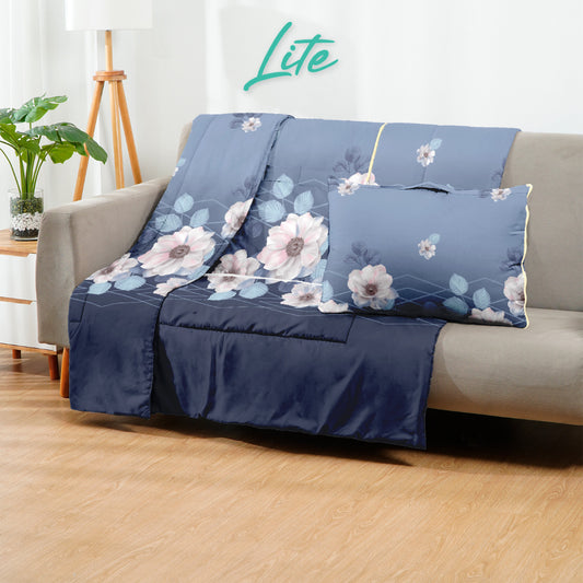 Kintakun Lite Bantal Selimut 150 x 220 Balmut 2in1 Varian Motif