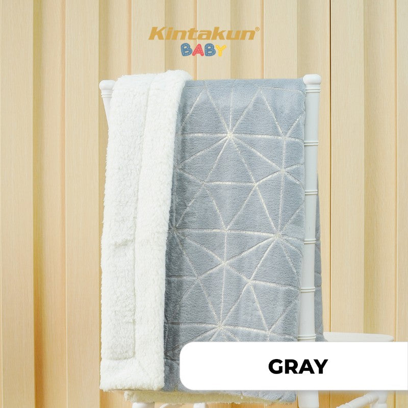 Sherpa Foil Baby Blanket 76 x 102