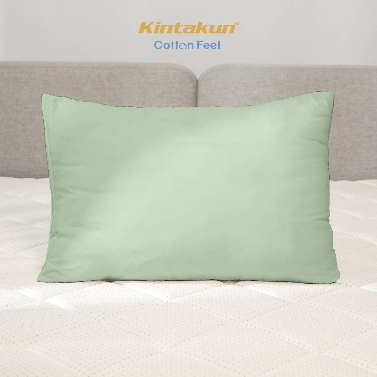 Kintakun Cotton Feel Mix & Match Sprei Pocket Varian Greentea Tinggi 30 cm