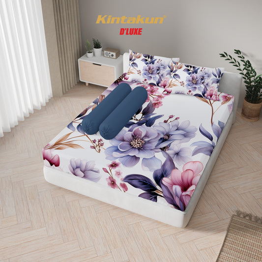 Kintakun Dluxe Sprei Set Fitted Digital Printing Hamish Tinggi 25 cm