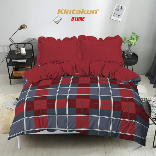 Kintakun DLUXE Bedcover Set Rumbai Harsana Tinggi 39 cm