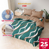 Kintakun Dluxe Bedcover Set Rumbai Heliana Tinggi 25cm