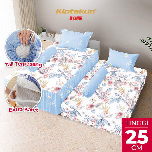 Kintakun Dluxe Sprei Duo 2in1 Intanayu Tinggi 25cm