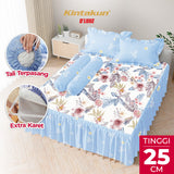 Kintakun Dluxe Sprei Rumbai Intanayu Tinggi 25cm