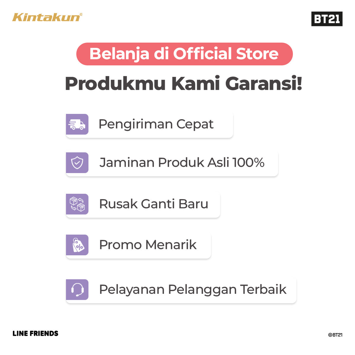 Kintakun Home Bantal Sofa Zipper 40 x 40 Kartun Animasi minini Varian Karakter