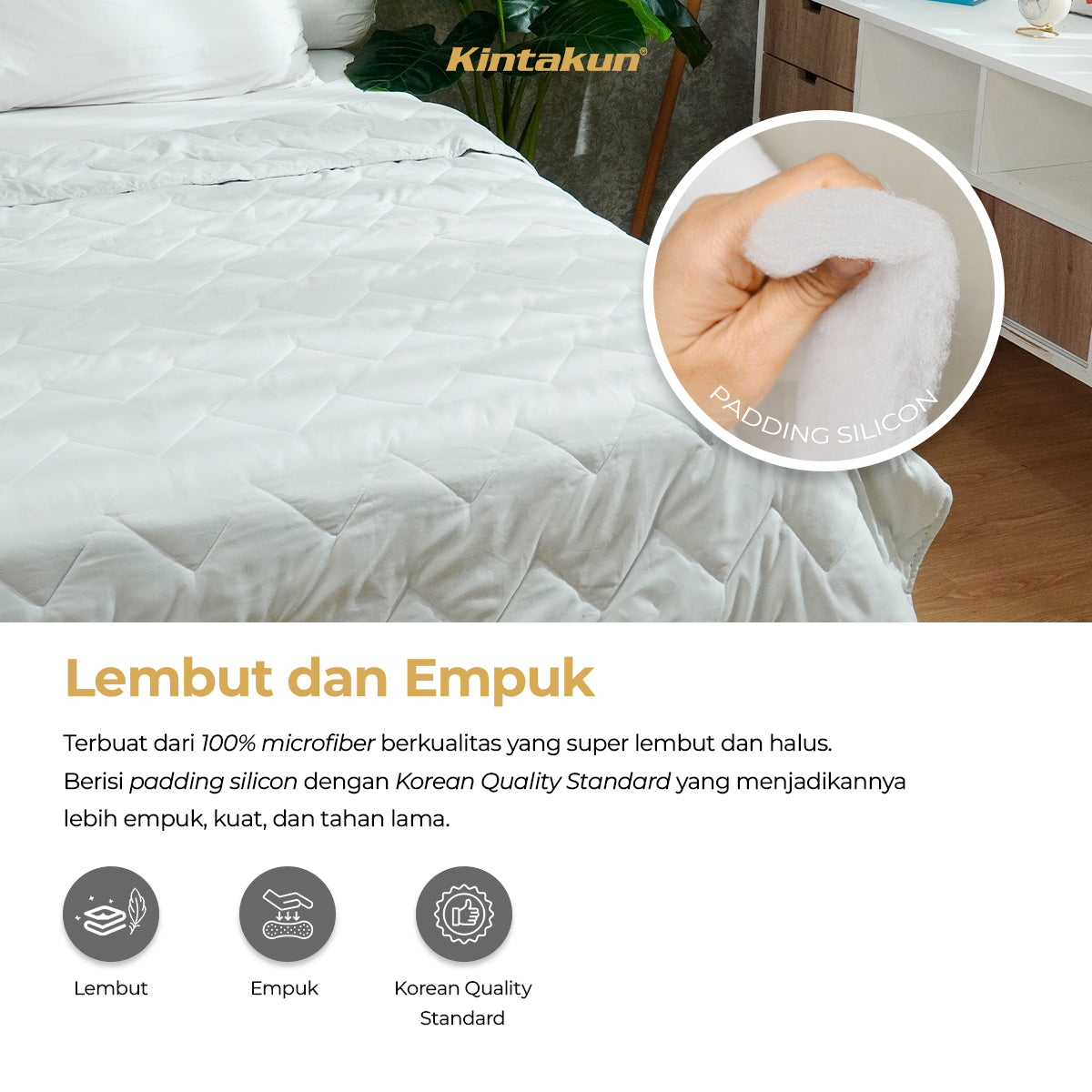 Kintakun Dluxe Summer Blanket Selimut Korea Ukuran 150 x 200