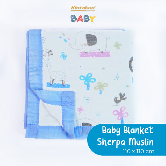 Kintakun Baby Muslin Blanket Selimut Halus Bayi 110 x 110 Varian Warna