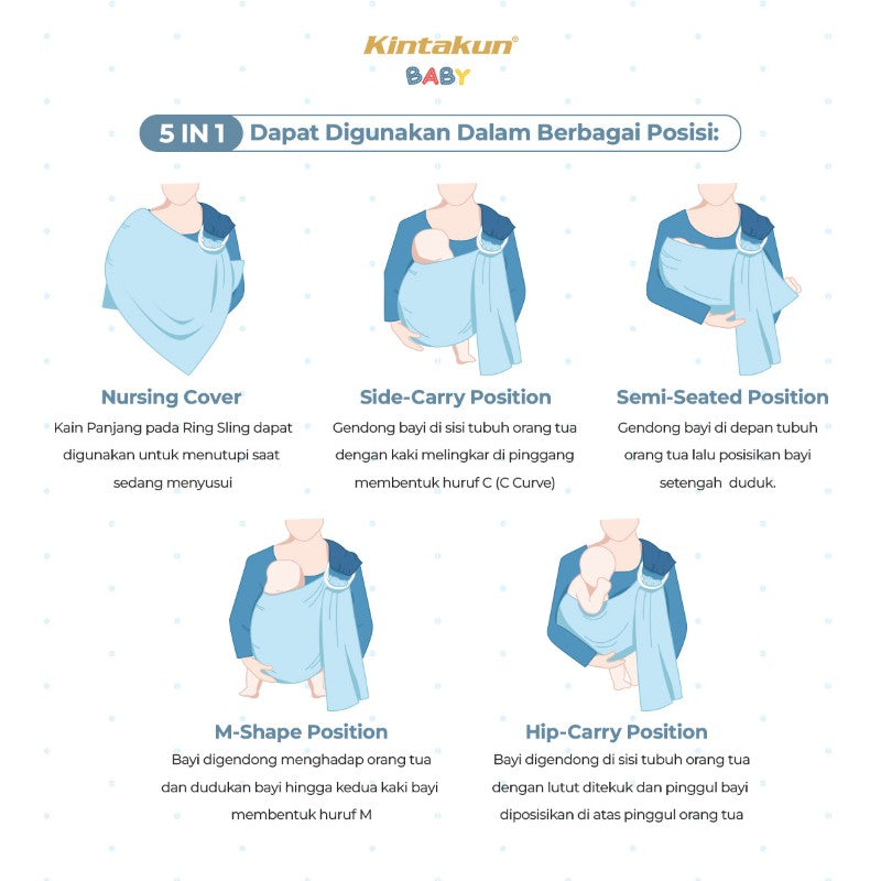 Ring Sling Baby 5 in 1