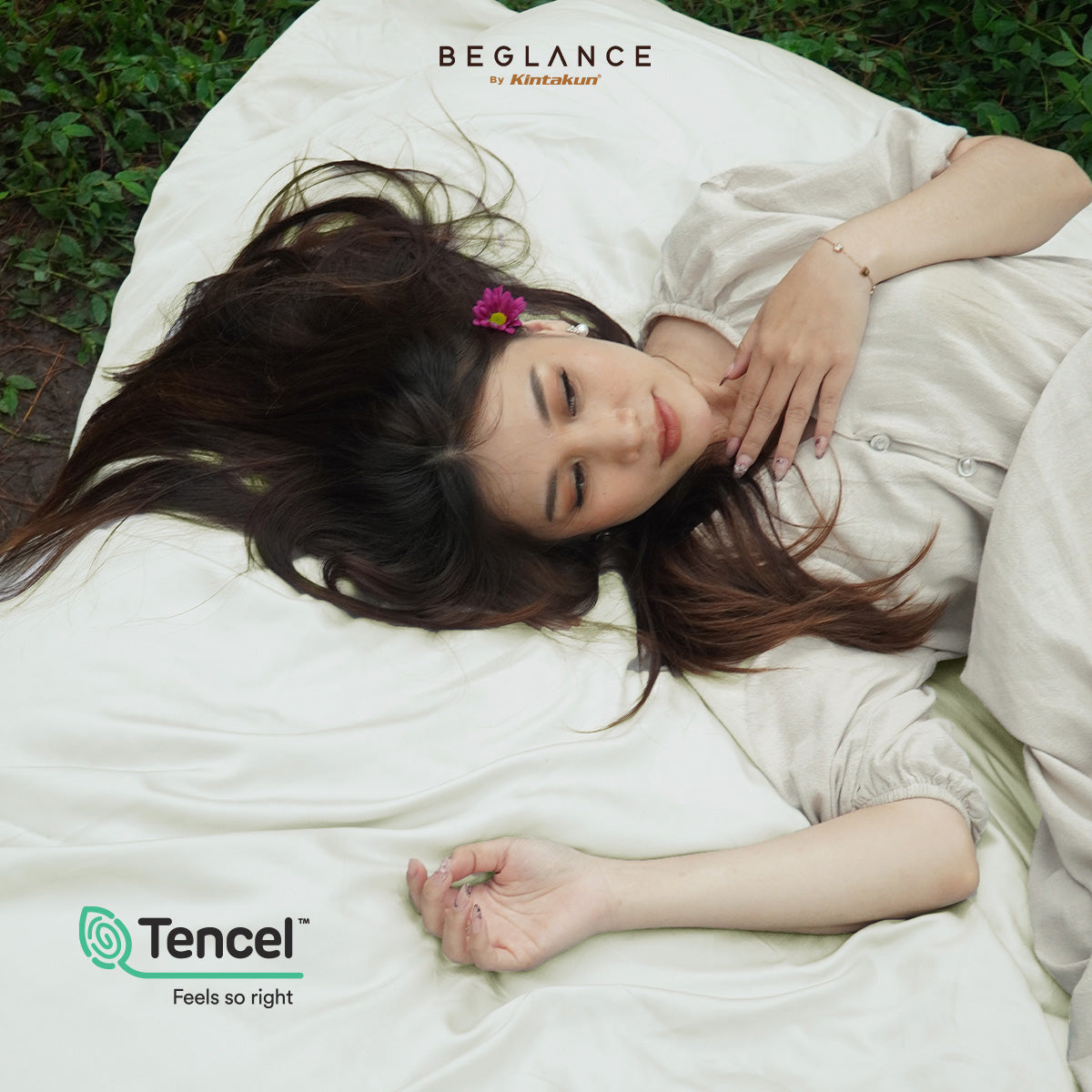 Beglance Cotton Embroidery Sprei Set 160 x 200 Tinggi 35 cm