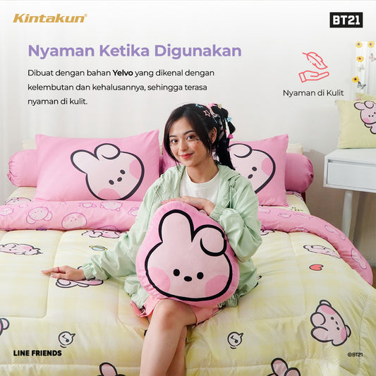Kintakun Home Bantal Sofa Bentuk Kartun Animasi minini Varian Karakter