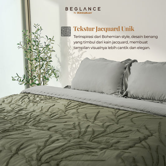 Beglance Jacquard Mirosuede Bohemian Comforter Only 160 x 240 Varian Motif